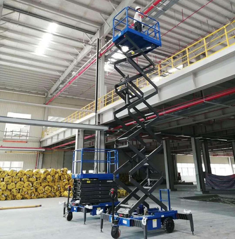 阿拉善助力行走剪叉式高空作业平台